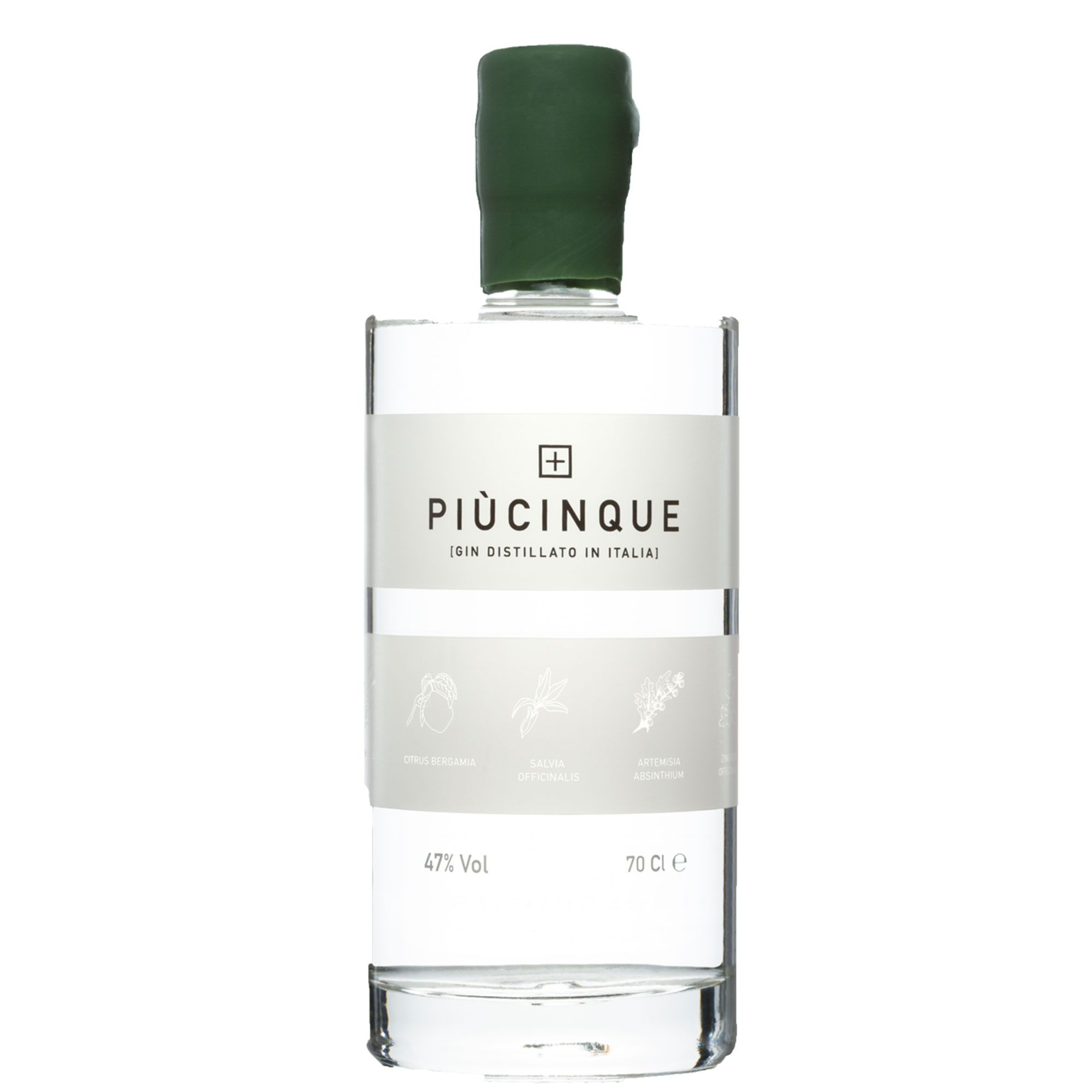 Gin “PiùCinque” - Antica Distilleria Quaglia, ThreeSpirits (0.75l)