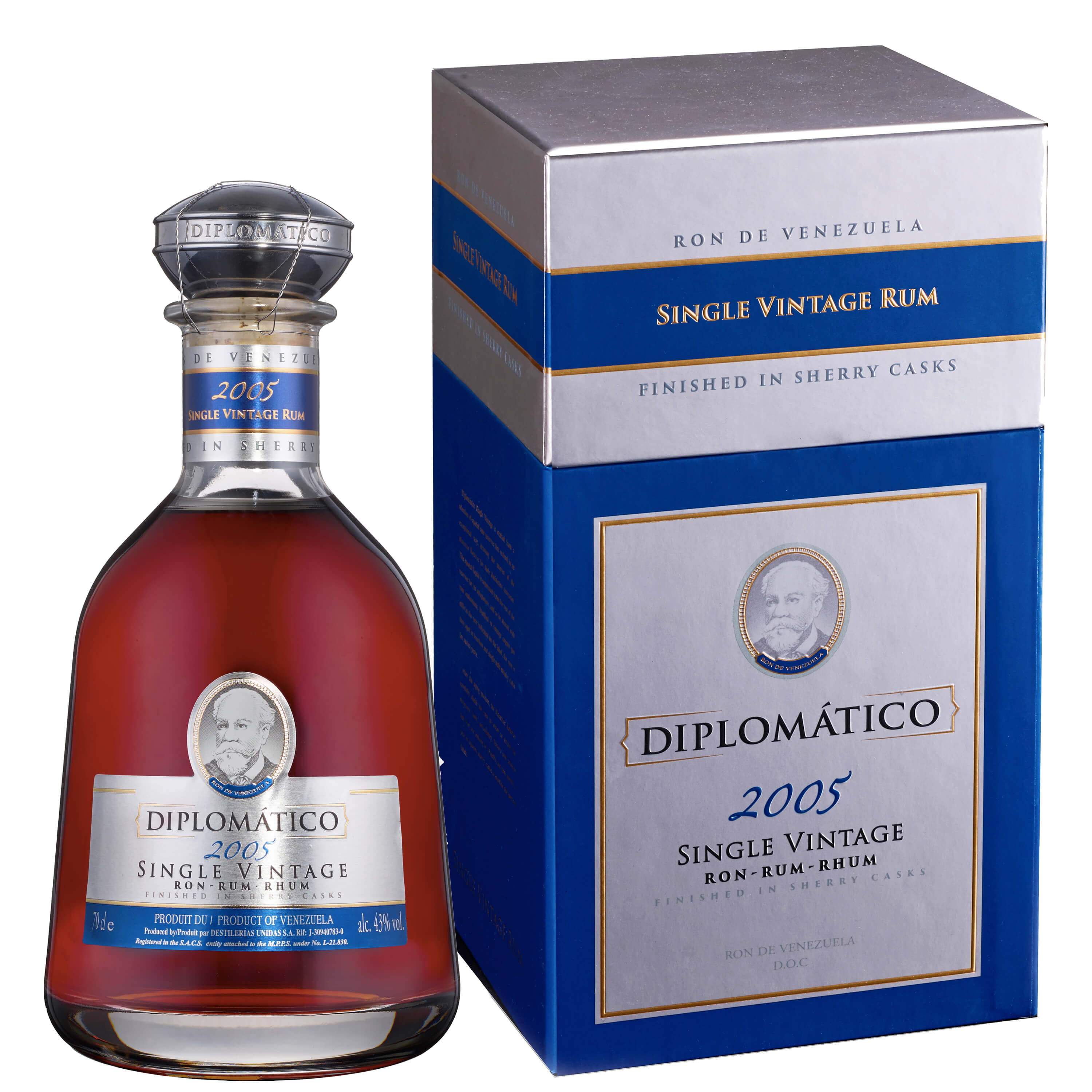 Rum Single Vintage 2005 - Diplomàtico (0.7l - astuccio)