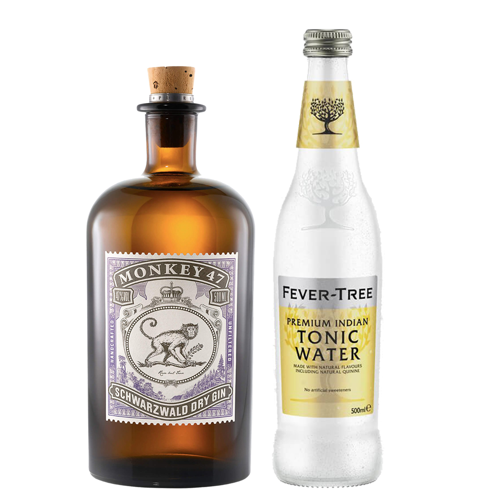 Gin Monkey 47 Dry In Cassa di Legno - 0,5 L