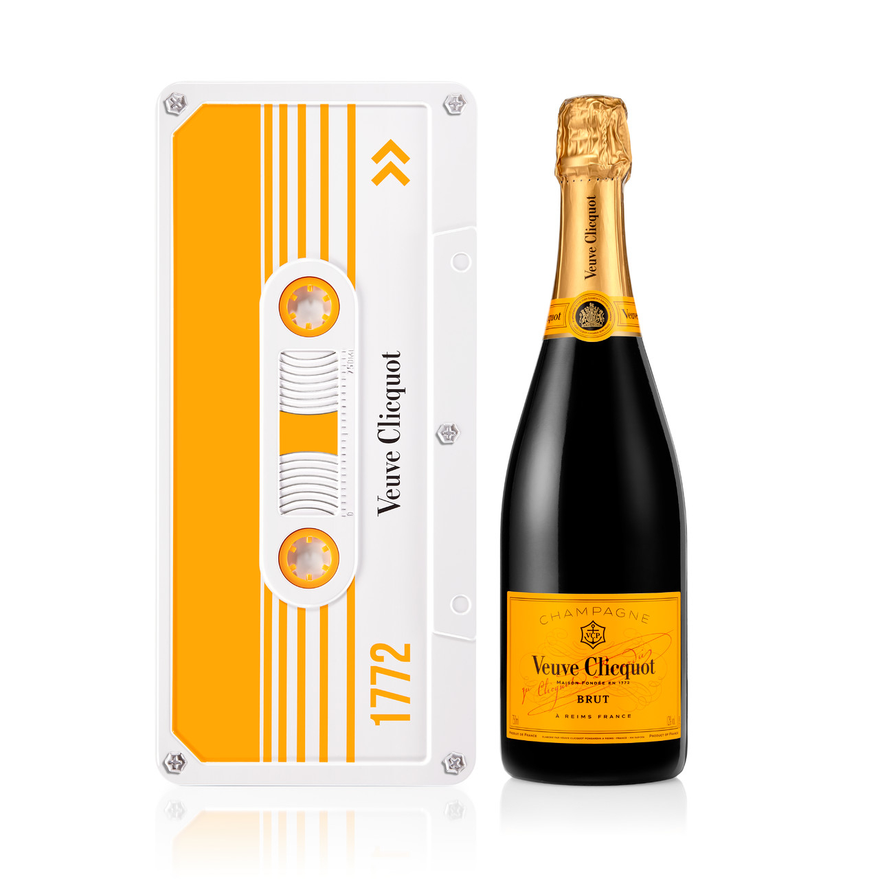 Champagne Brut Yellow Label Tape for Personalisation - Veuve Clicquot