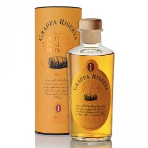Grappa Riserva Affinata in Botti da Tennessee Whiskey - Sibona (0.5l - astuccio a tubo)