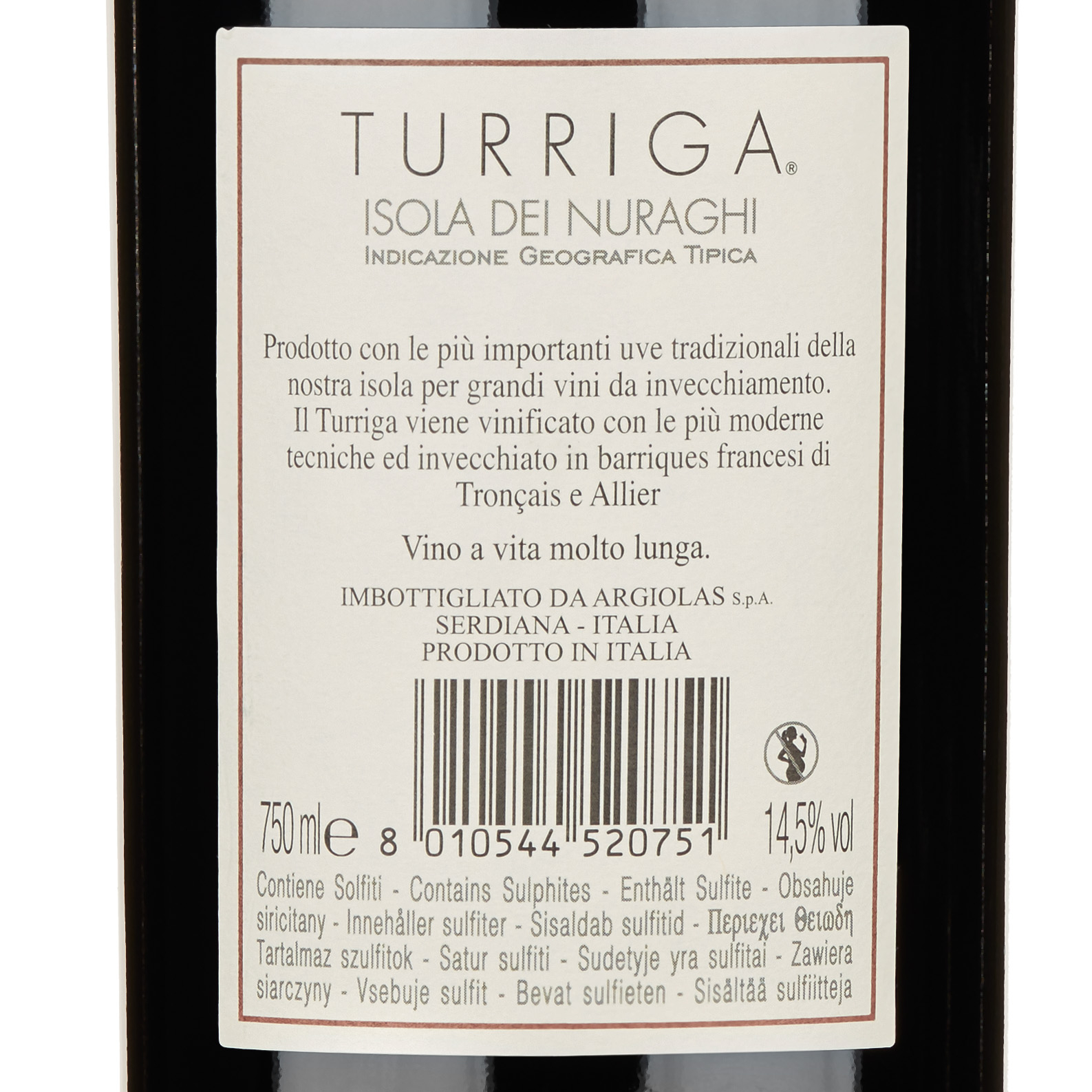 Turriga Argiolas: Vino Rosso Isola dei Nuraghi in Vendita Online