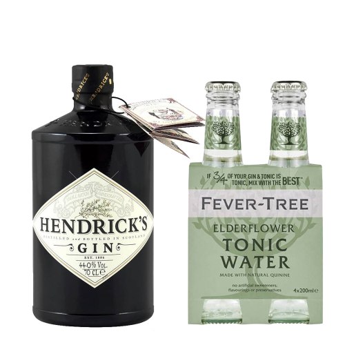 Hendrick's Gin Girvan Distillery (0.7l) + Tonic Water “Elderflower