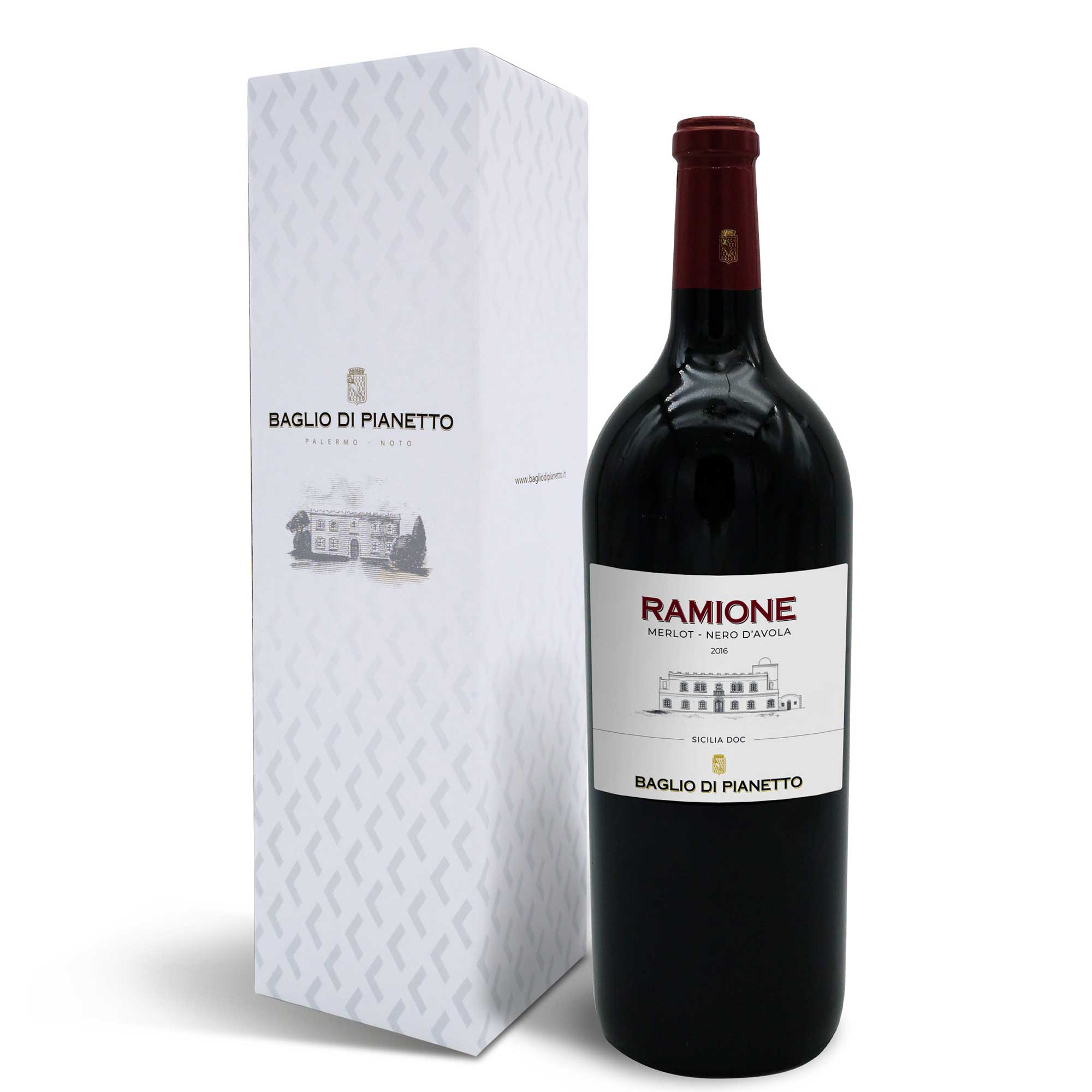 Sicilia Merlot Nero d'Avola DOC "Ramione" 2016 Magnum Baglio di