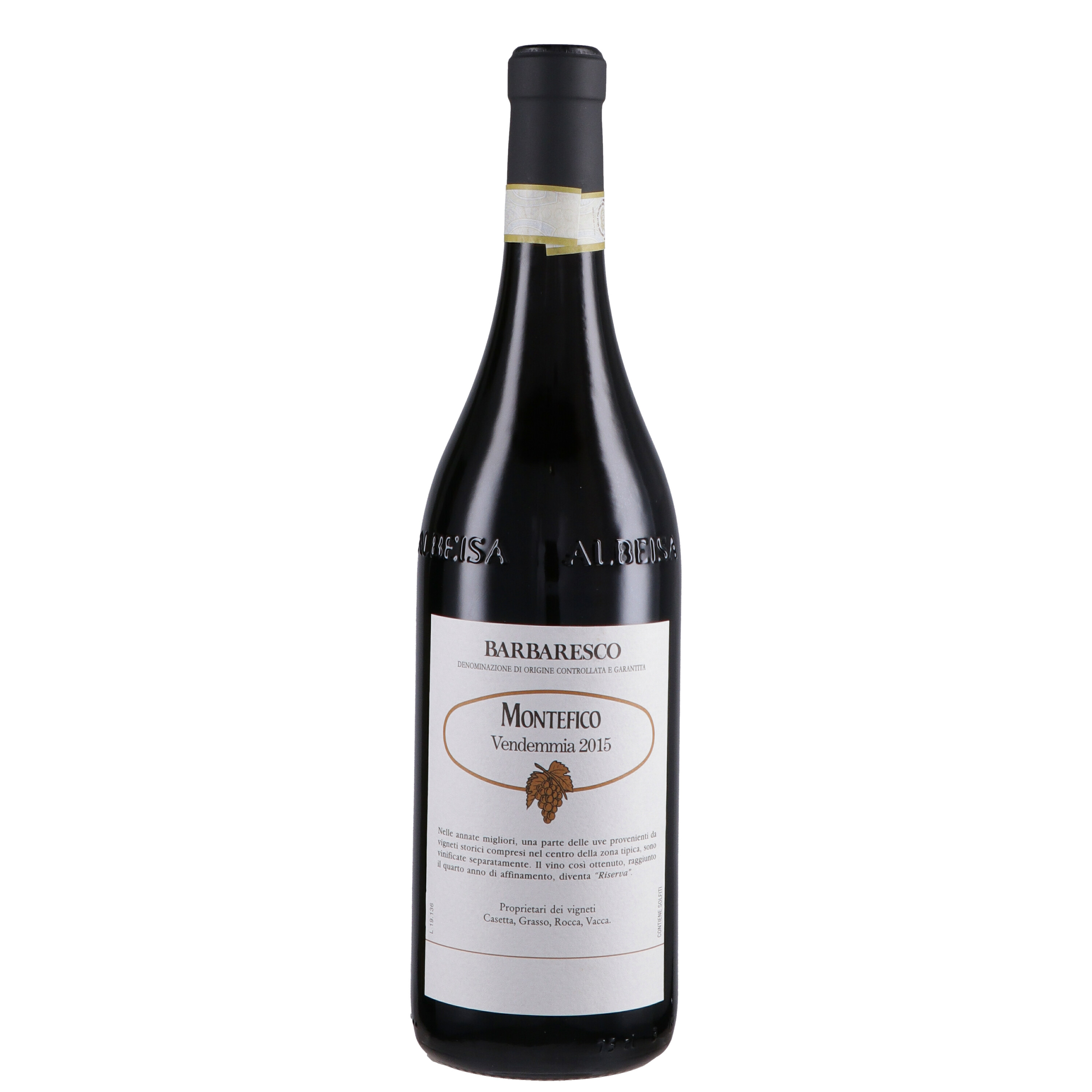 Barbaresco Riserva DOCG “Montefico” 2015 Produttori del Barbaresco