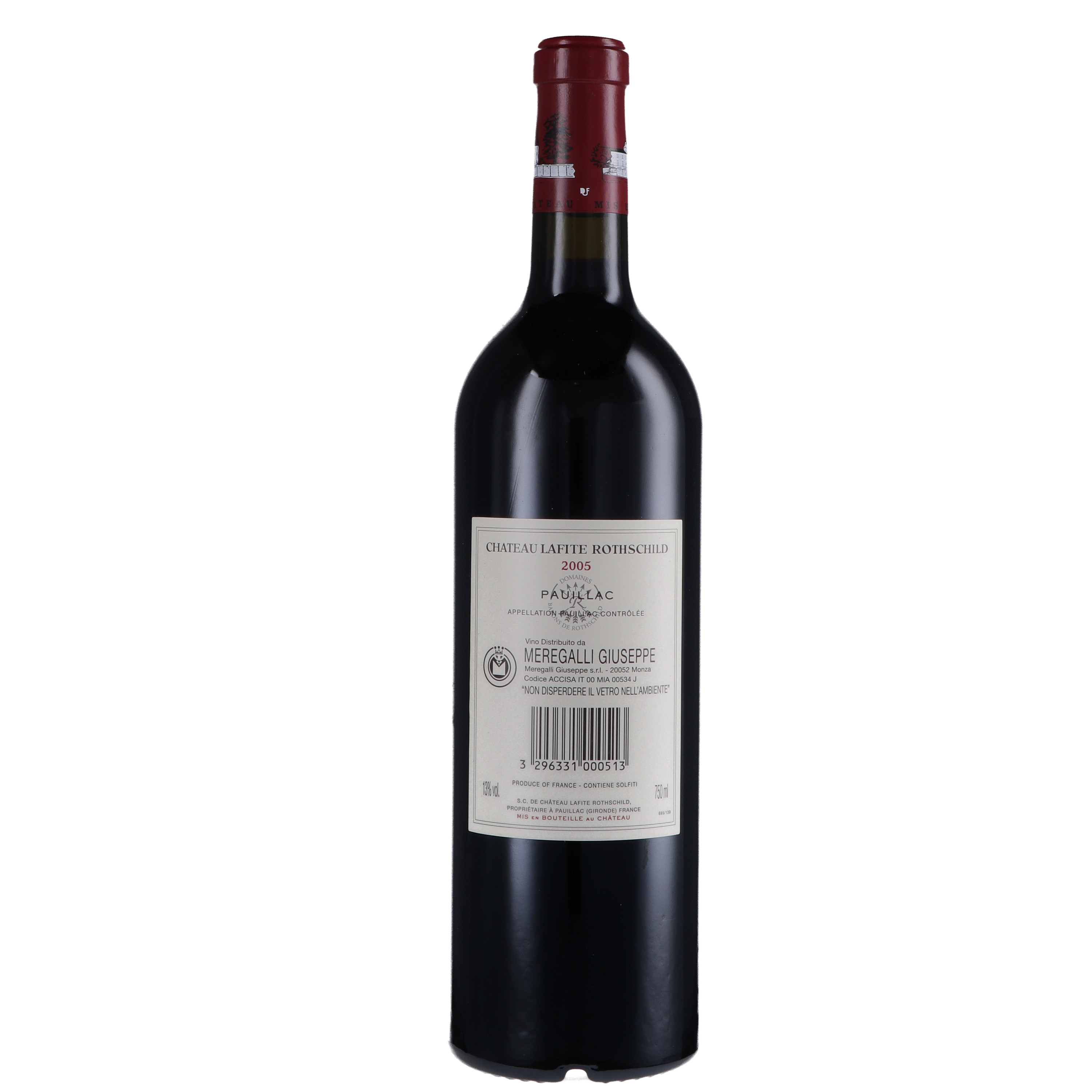Pauillac 1er Cru Chateau Lafite Rothschild 2005 Domaines Barons De Rothschild