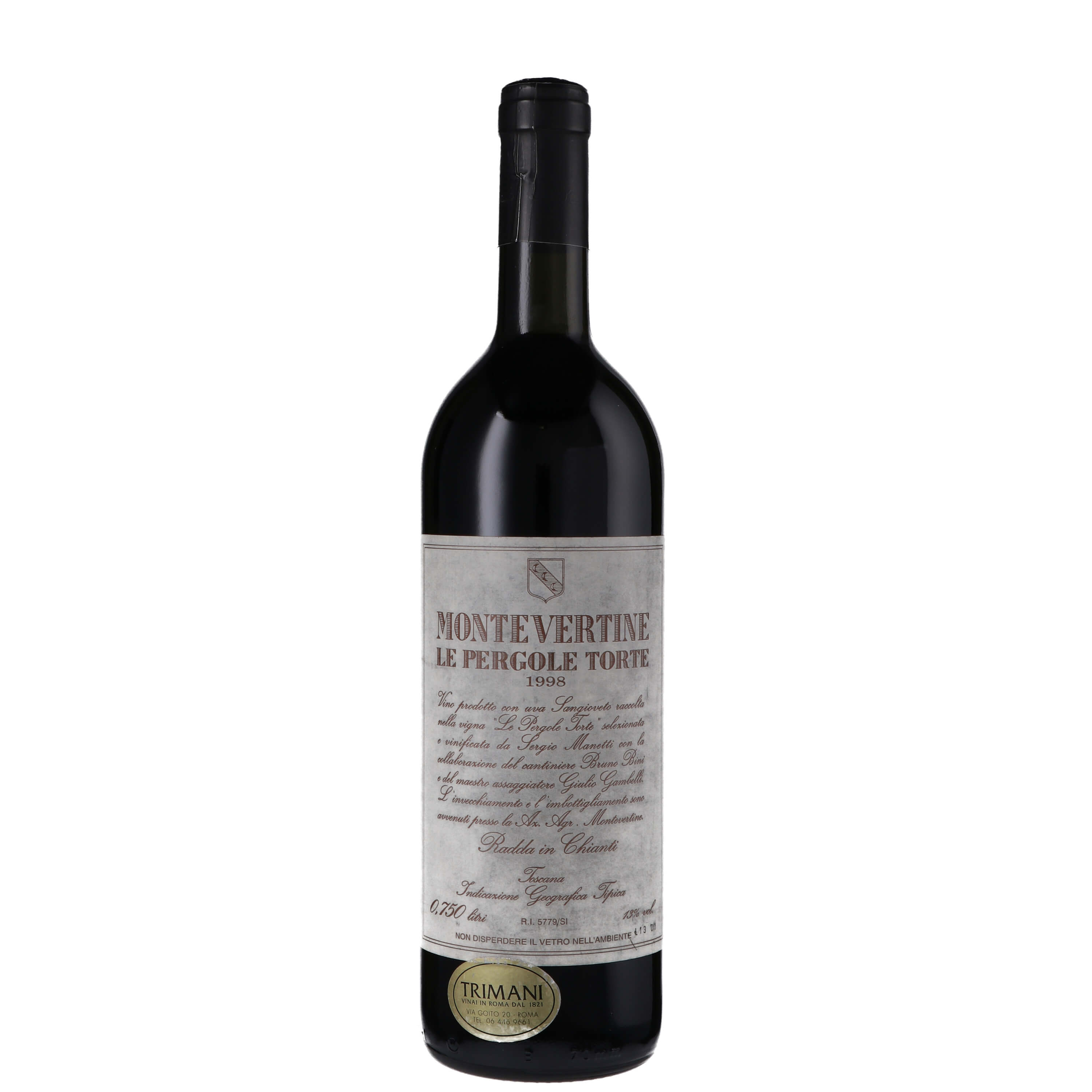 Toscana Rosso Igt Le Pergole Torte 1998 Montevertine