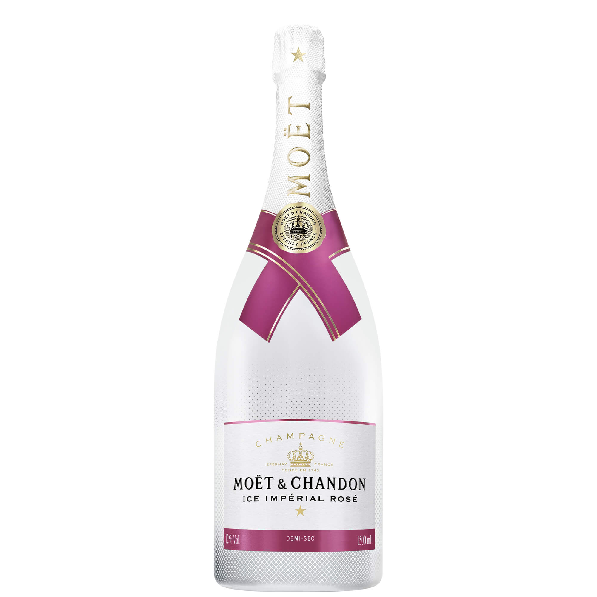 Maxim Herkenning patroon Champagne Demi Sec "Ice Impérial Rosé" Magnum - Moët & Chandon
