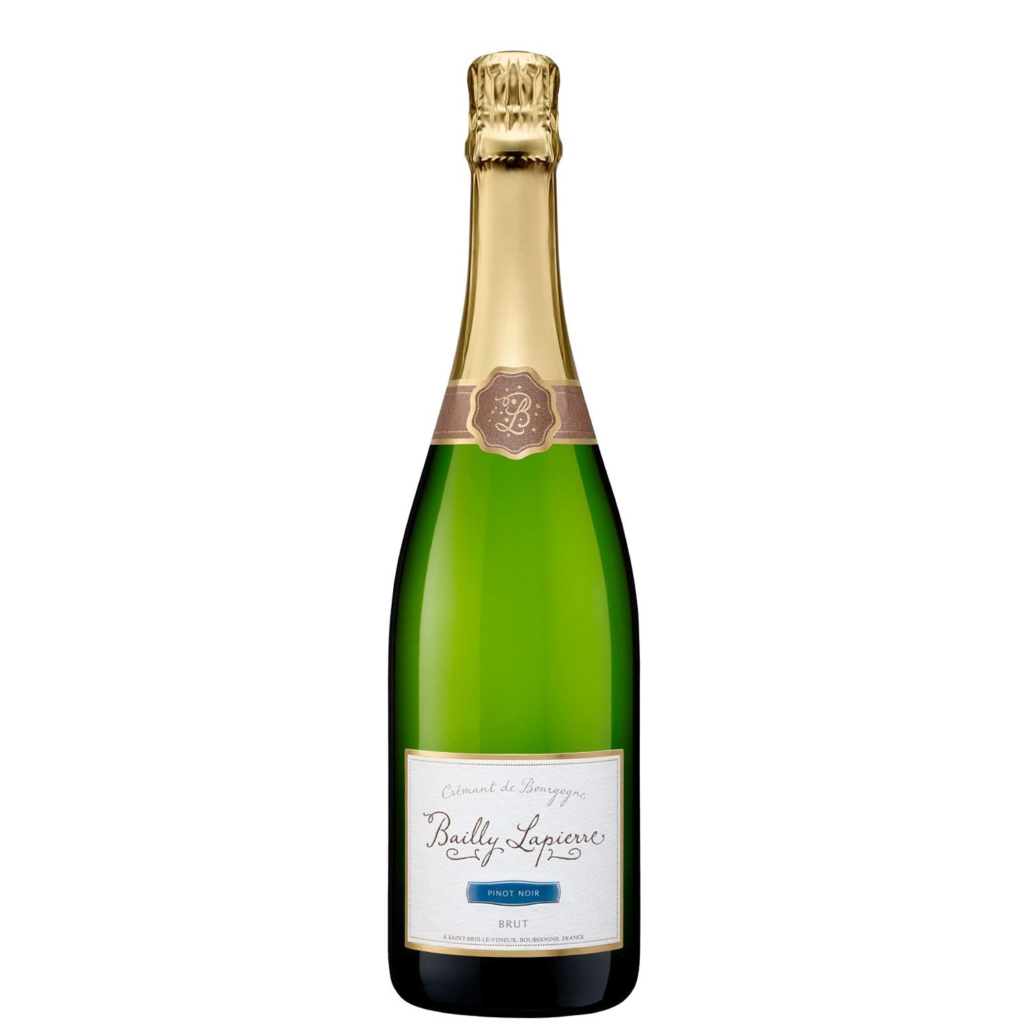 Caves De Marsigny Saint Bris Le Vineux Crémant de Bourgogne Pinot Noir Brut - Bailly Lapierre